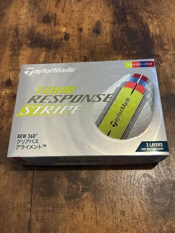 테일러메이드 투어 레스폰스 스트라이프 멀티 컬러 팩 미사용