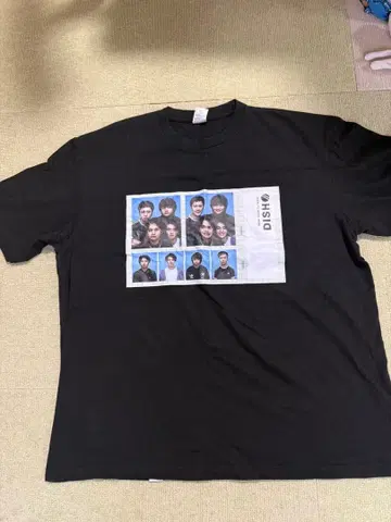 DISH// 증명사진 티셔츠 XL 블랙