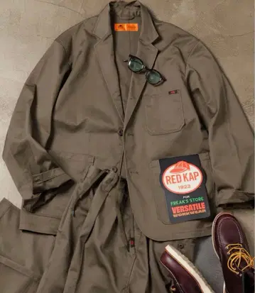 RED KAP 테일러드 자켓 올리브 그린