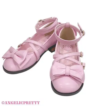 [angelic pretty] 티 파티 슈즈 핑크 M