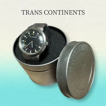 [레어 명작] 트랜스컨티넨츠 손목시계 비행기 연기 기믹