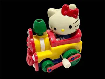 헬로키티 태엽식 기관차 완구 1992년제 레어템 레트로