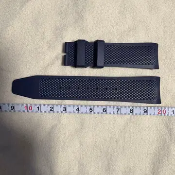 IWC 포르투기저 러버 벨트 네이비