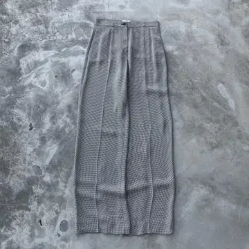 00s EMPORIO ARMANI 체크 팬츠 하운드투스 레이온