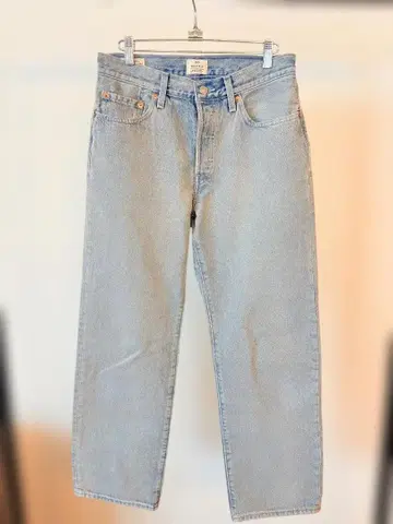 리바이스 90s ANKLE 스트레이트 데님 라이트 블루