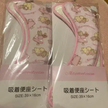 산리오 마론 크림 흡착 변좌 시트 2개 묶음 판매 (낱개 판매 가능)