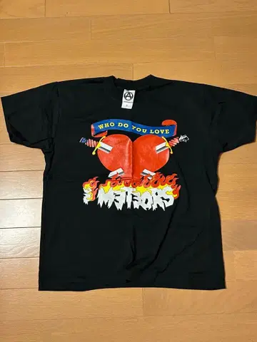 사이코빌리 Meteors 티셔츠 S 사이즈