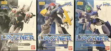 반다이 슈퍼 미니프라 푸른 유성 SPT 레이즈너 Vol.1 총 3종 세트