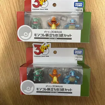 포켓몬 30주년 기념 몬코레 출발의 3마리 세트 칸토