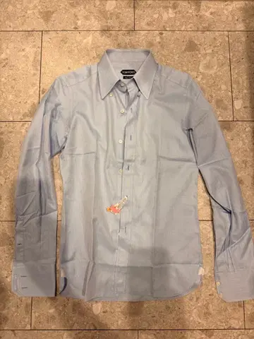 톰포드 블루 계열 긴팔 셔츠