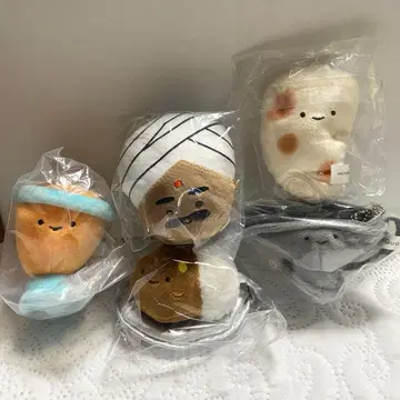 [ 5개 세트 ] 니꼬리노 인도 봉제 인형 순카페 봉제 인형 카레