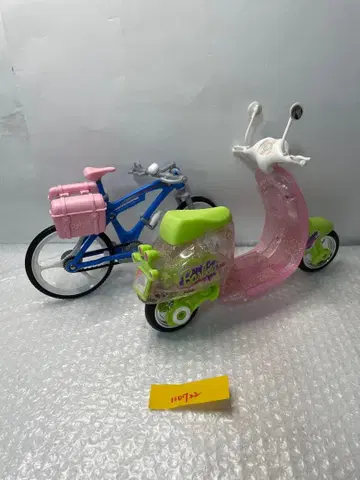 바비 Barbie 자전거 & 스쿠터 2세트 레트로 탈것