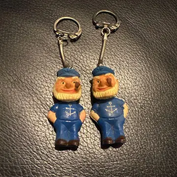 쇼와 레트로 당시 물건 해군 캐릭터 키링