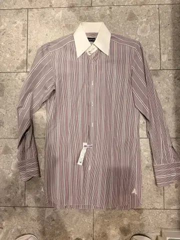 톰포드 퍼플 계열 긴팔 셔츠