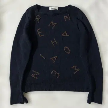 HANAE MORI 로고 니트