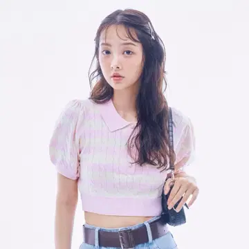 iona 보더 니트 폴로 Lallana 라라나 김이오 하우스