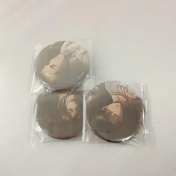 리바이 & 한지 & 엘빈 캔뱃지 세트 [ 진격의 거인 ]