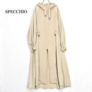 SPECCHIO 스페치오 롱 코트 본딩 후드 스프링 코트