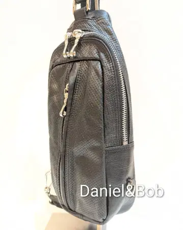 Daniel&Bob 다니엘&밥 바디백 가죽 블랙