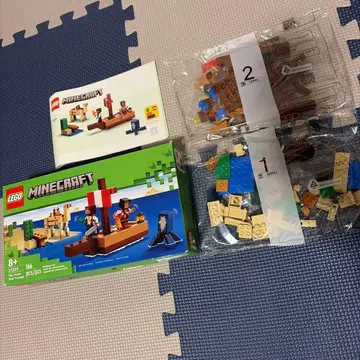 미사용품 LEGO Minecraft 21259 166피스 세트