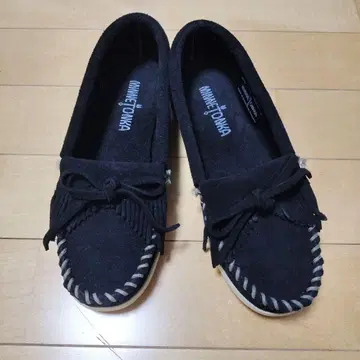 MINNETONKA 블랙 모카신 5
