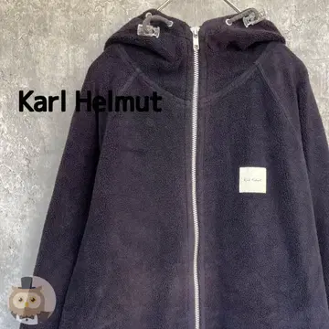 [일본제] 칼 헬무트 15주년 자수 지퍼 후드티 구제 의류 빈티지