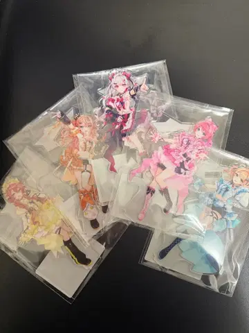 by colors! 아크릴 스탠드 5인 세트