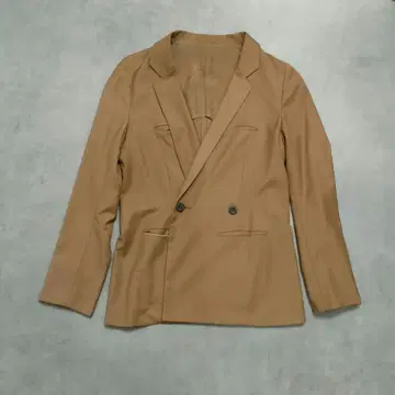 STUDIOUS 베이지 더블 브레스트 자켓