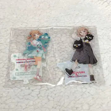 유루유리 아크릴 스탠드 산리오 콜라보 오오무로가 묶음 판매