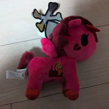 tokidoki PEPERINO 핑크 유니콘 봉제 인형