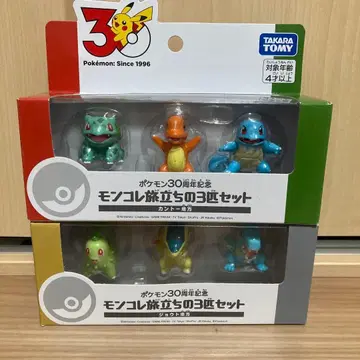 포켓몬 30주년 몬코레 출발의 3마리 세트 칸토 조토 2세트