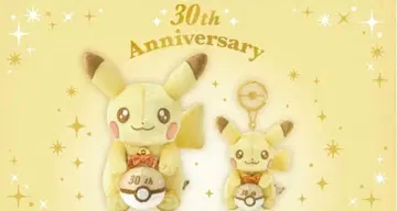 피카츄 30주년 기념 봉제 인형 세트