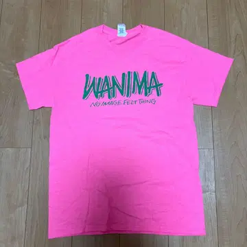 WANIMA PIZZA OF DEATH 핑크 셔츠