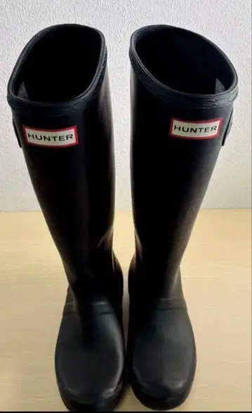 [ 23cm ] HUNTER 레인부츠 장화 블랙