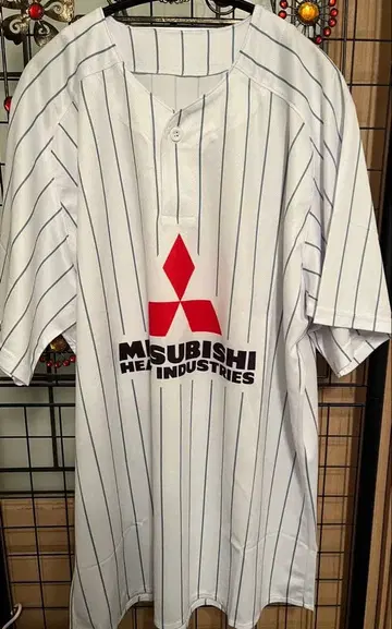 미쓰비시 중공업 야구부 유니폼 베이스볼 셔츠 프리 사이즈 미사용