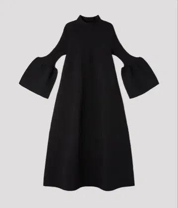 CFCL POTTERY GLITTER BELL SLEEVE DRESS