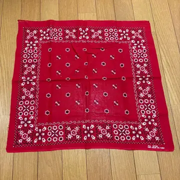 [ 미국제 ] 60s 60년대 빈티지 반다나 FAST COLOR 레드