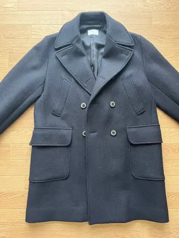 [컨디션 최상] HERILL 헤릴 블랙쉽 P 코트 네이비 사이즈 3