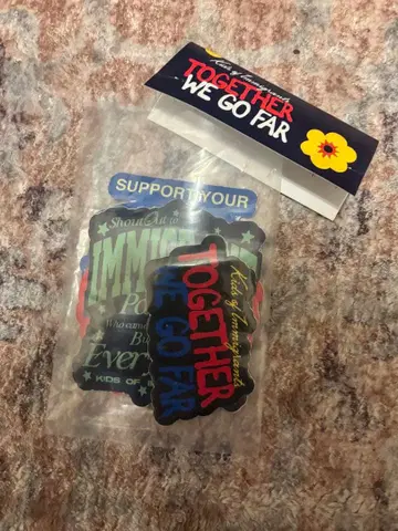 KIDS OF IMMIGRANTS 스티커 세트