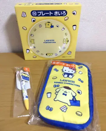 로손 산리오 뽑기 폼폼푸딩 3세트