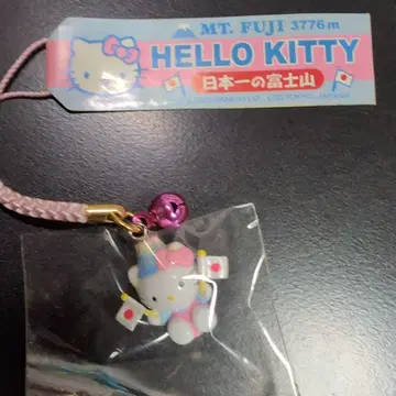 일본 제일 후지산 버전 헬로키티 후지산 스트랩