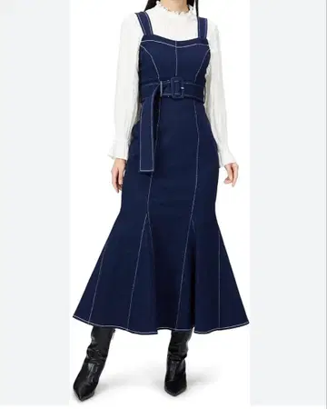 SNIDEL 코르셋 머메이드 점프 스커트