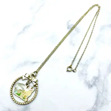 산리오 치어리 참 반지형 목걸이 레트로 당시 물품 레어