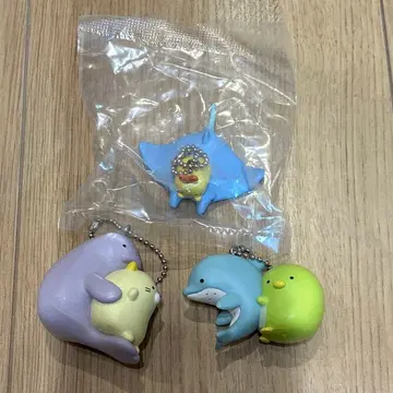 스미코구라시 마스코트 볼체인 츄라우미 수족관 3개 세트