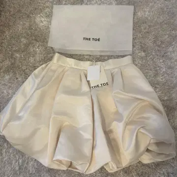 THE TOE 벌룬 스커트 화이트 S