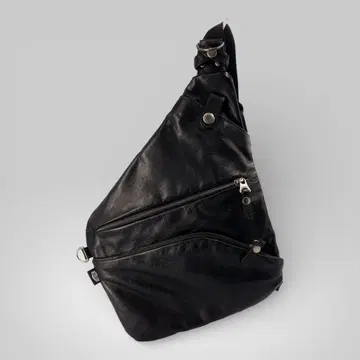 Y2K [ Archive ] Leather Body Bag DOUBLES