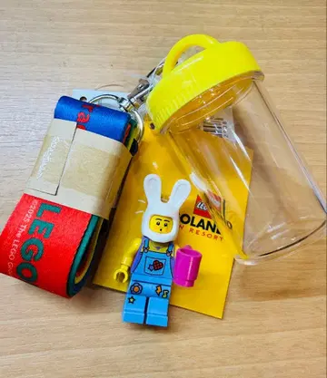 레고랜드 미니 피규어 케이스 토끼 미니 피규어 넥스트랩 세트