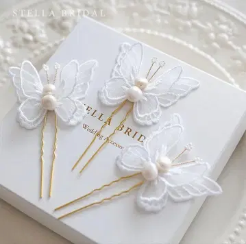 STELLA BRIDAL 나비 헤어 액세서리