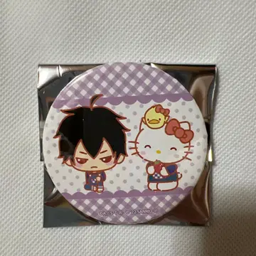 가정교사 히트맨 리본! x 산리오 캔뱃지 히바리 쿄야 x 헬로키티