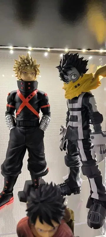 바쿠고 카츠키 미도리야 이즈쿠 프라이스 피규어 2체 세트 흑백